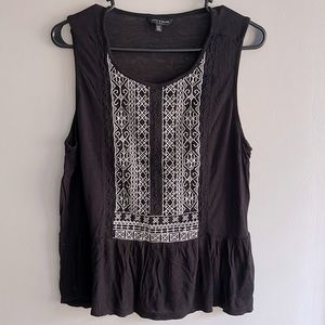 Lucky brand ruffle tank